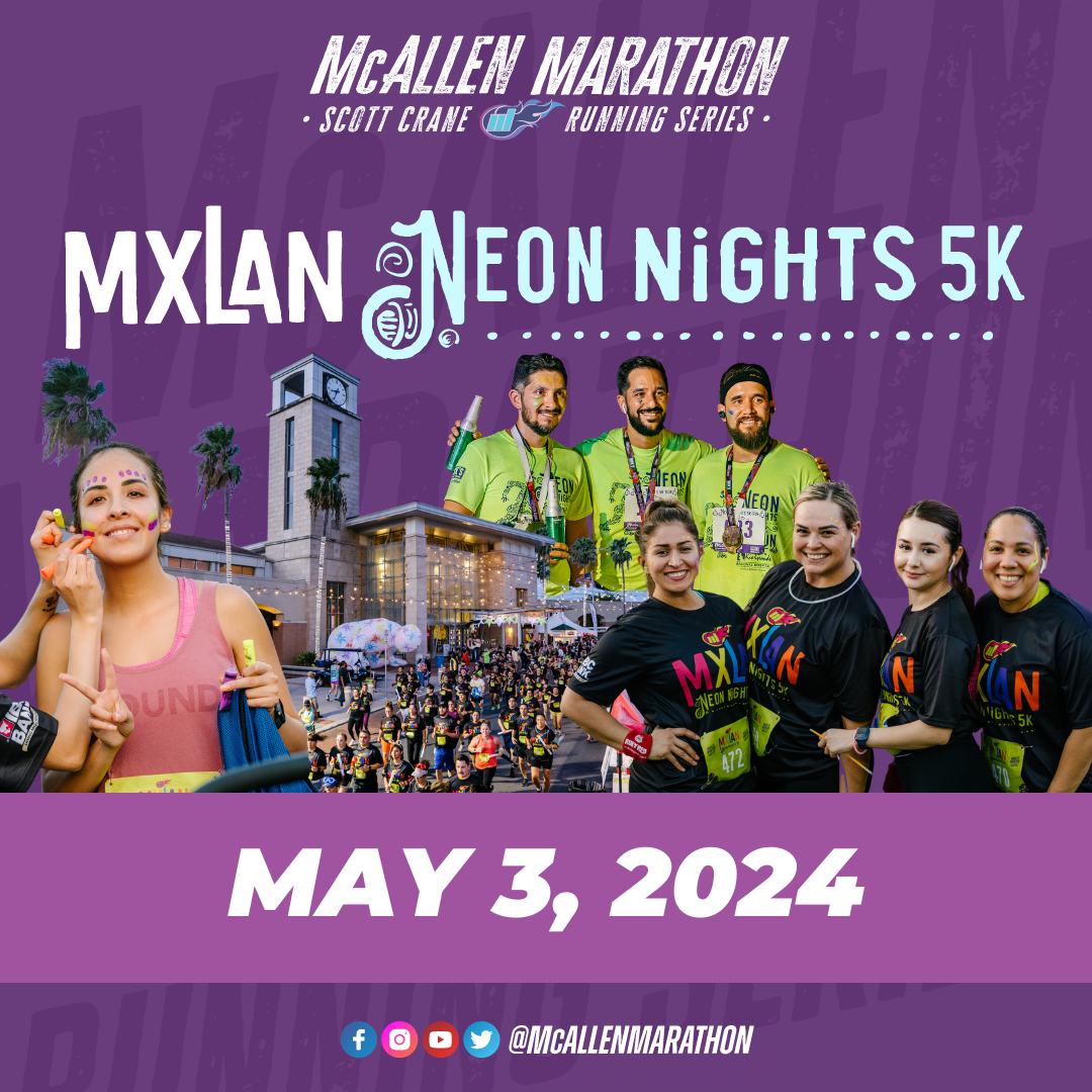 Race Neon Nights 5K Heat McAllen Marathon 2022